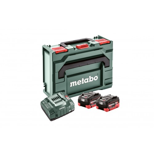 Комплект Metabo Basic-Set 2 АКБ+ЗУ 18В, 2х8Ач, Li-HD