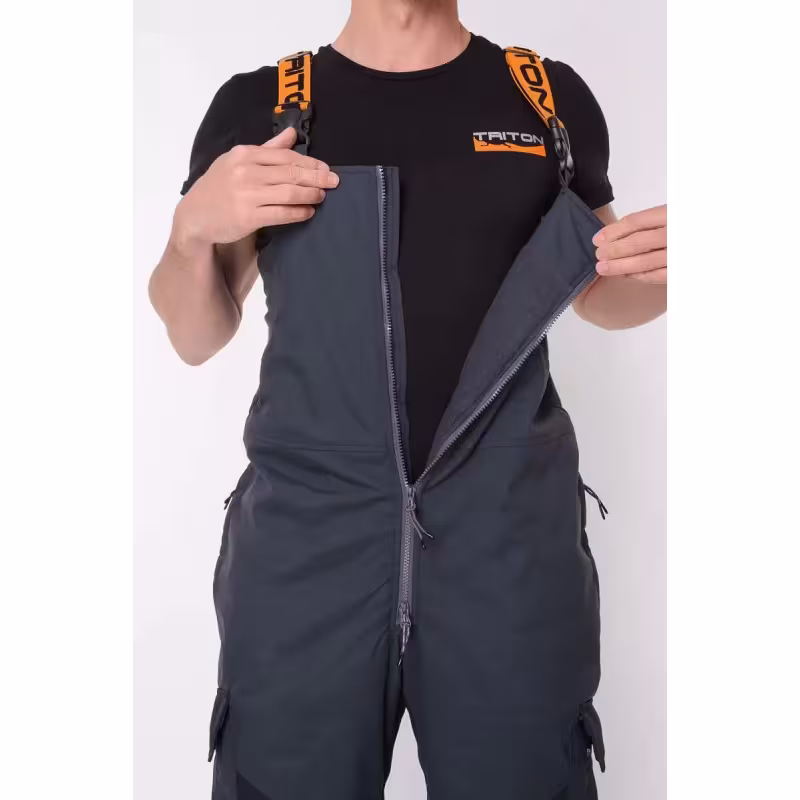 Костюм мужской Triton Gear Gorka -40 ПК, ткань Таслан, серый/черный, размер 48-50 (M), 170-176 см