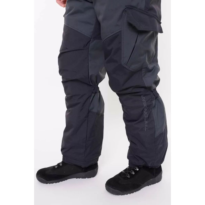 Костюм мужской Triton Gear Gorka -40 ПК, ткань Таслан, серый/черный, размер 48-50 (M), 170-176 см