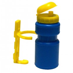 Бутылка детская для велосипеда Joykie HL-WB15+BC12, 0.25 л, синий