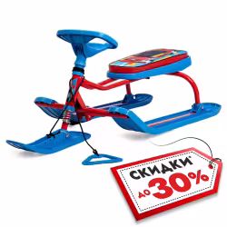 Снегокат Nika Kids Тимка Спорт 2 Sportcar, красный/синий