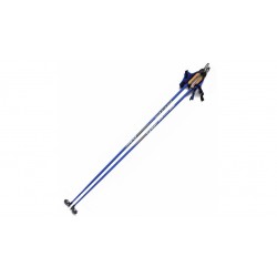 Лыжные палки STC Cyber Blue, карбон, 155 см