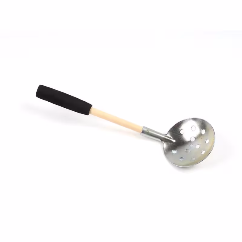 Черпак для рыбалки 13-16-739, коричневый/сталь/черный