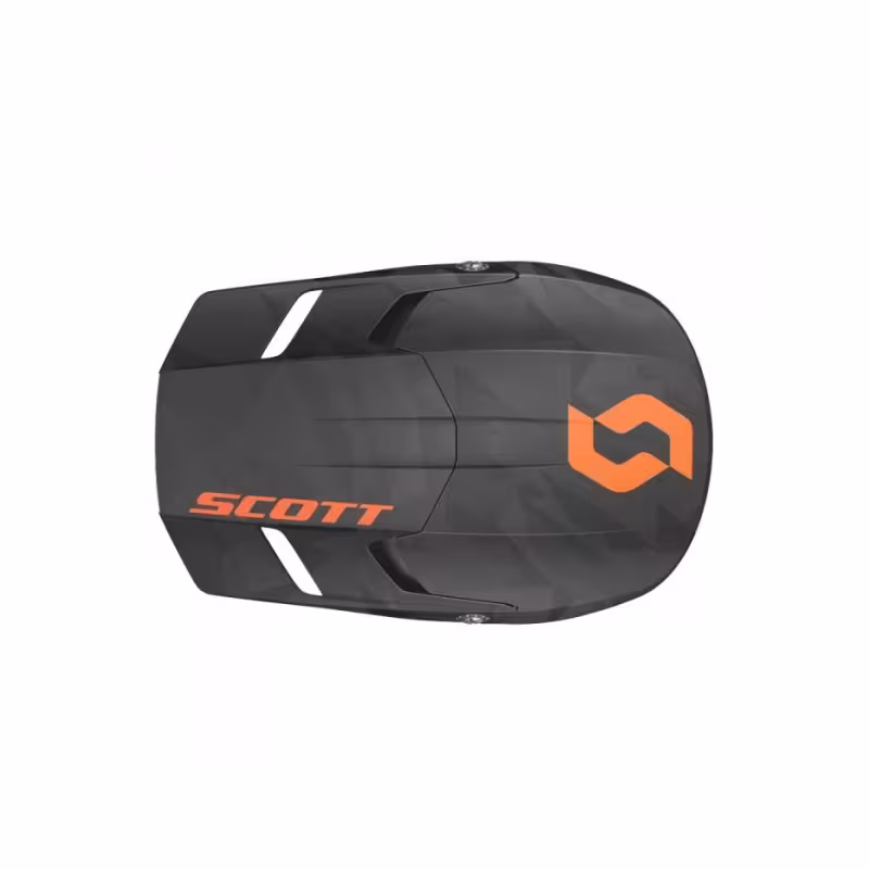 Мотошлем Scott 350 Evo Camo ECE, черный/оранжевый, размер M