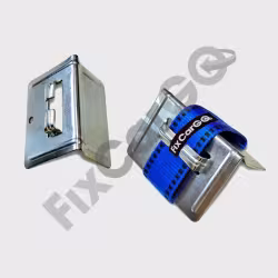 Уголок защитный металический. Размер уголка 125х75х85, для ремня 50 мм.ТМ