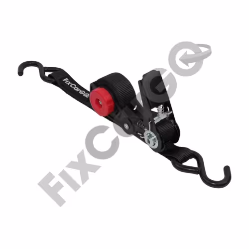 Ремень крепления груза 25 мм 2 м,с намотчиком ленты, разрывная нагрузка 500 кг Смарт ТМ