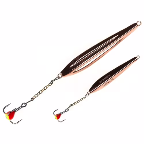 Блесна зимняя Lucky John FIN BLADE (веритик., с цеп. .и кр. 60мм,цв. C, блистер)