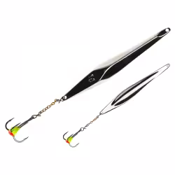 Блесна вертикальная Lucky John SHINER 55мм, цвет S