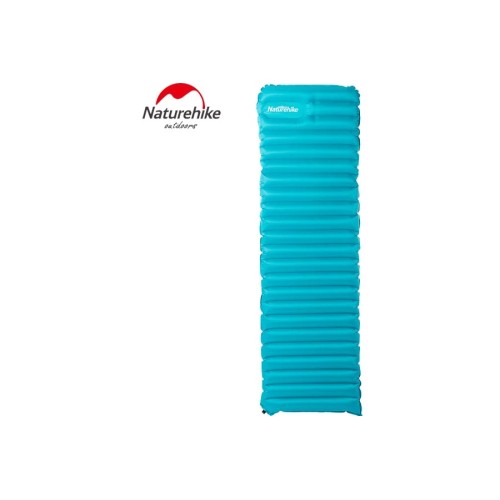 Коврик самонадувающийся туристический Higashi Naturehike Ultralight TPU Sleeping Pad M, 183х50 см, голубой