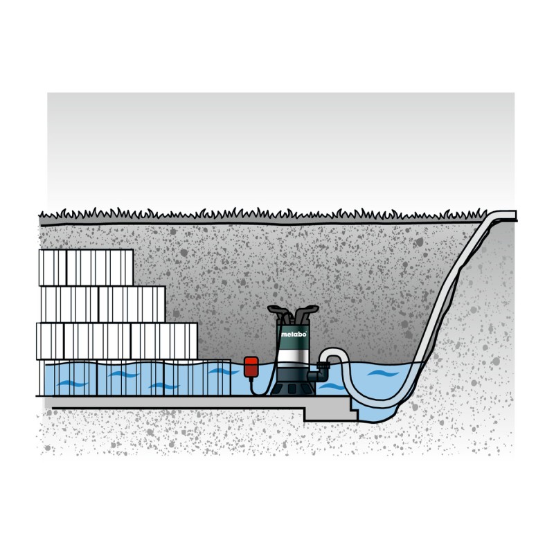 Насос погружной для грязной воды METABO PS 18000 SN