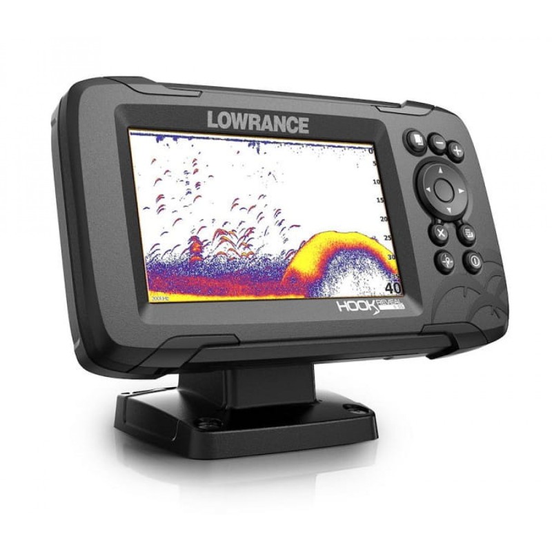 Картплоттер-эхолот Lowrance Hook Reveal 5 с датчиком SplitShot 50/200