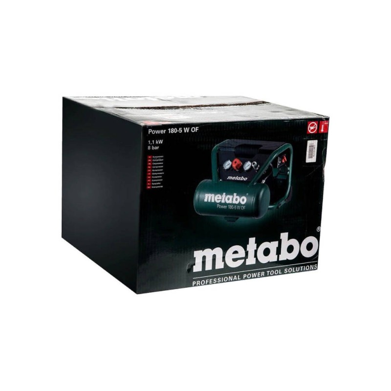 Компрессор поршневой безмасляный Metabo Power 180-5 W OF 601531000