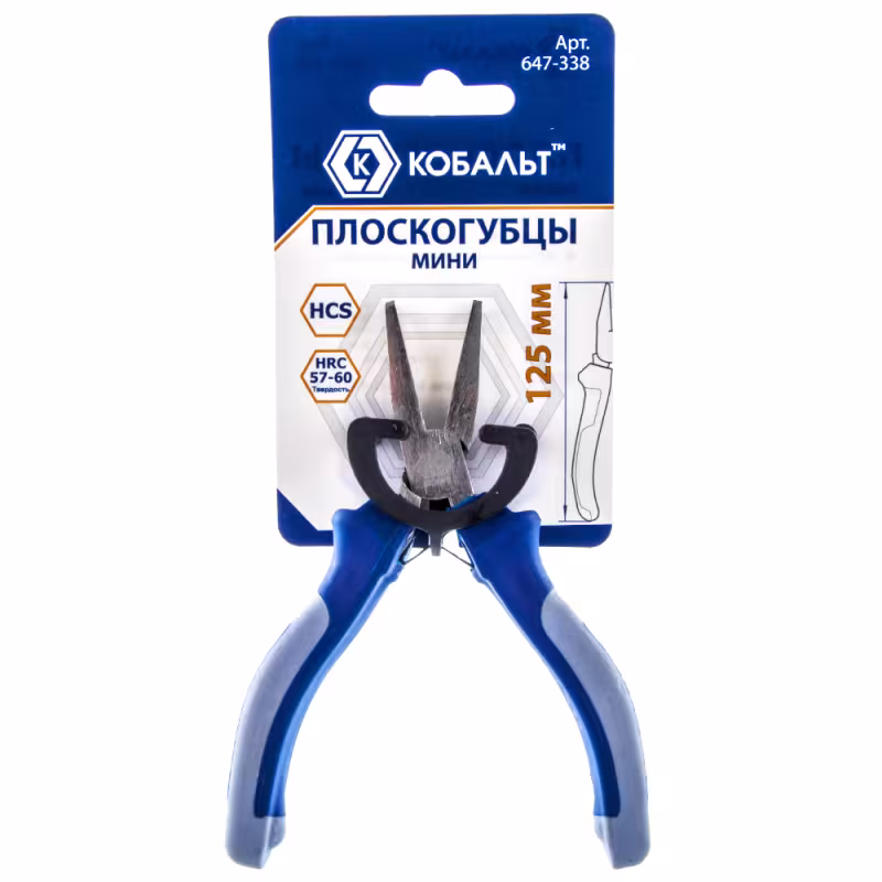 Плоскогубцы Кобальт 647-338, 125 мм