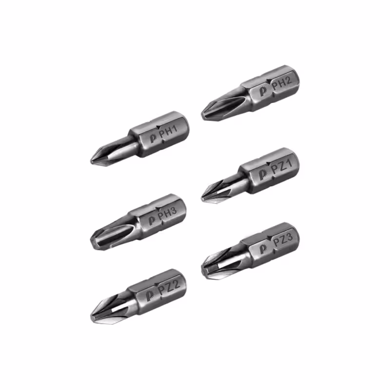 Набор бит Практика Профи 036-537 (PH1, 2, 3; PZ1, 2, 3), 25 мм 