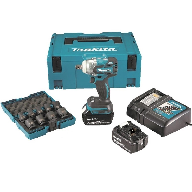 Гайковерт аккумуляторный ударный Makita DTW285RFJX