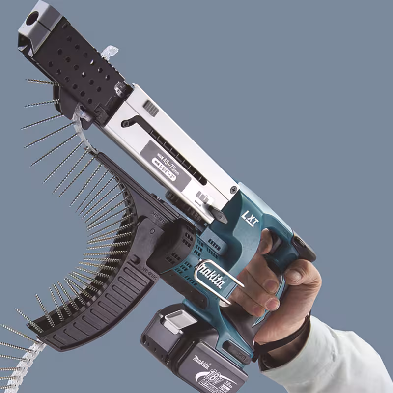 Дрель-шуруповерт магазинная безударная аккумуляторная Makita LXT DFR750RFE