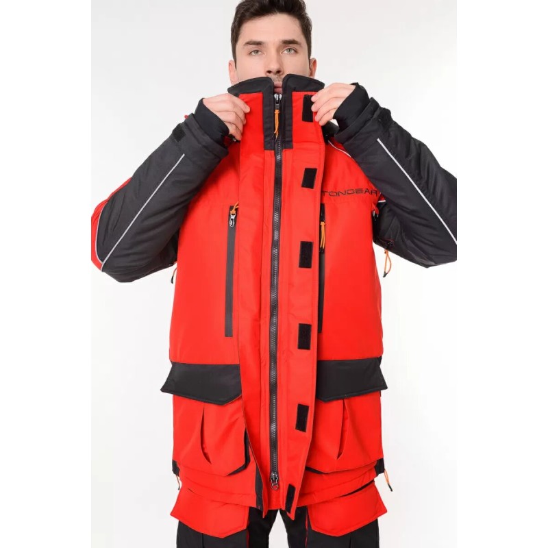 Костюм мужской Triton Gear Yakutiya PRO -50 ПК, ткань Таслан, красный/серый, размер 52-54 (L), 170-176 см