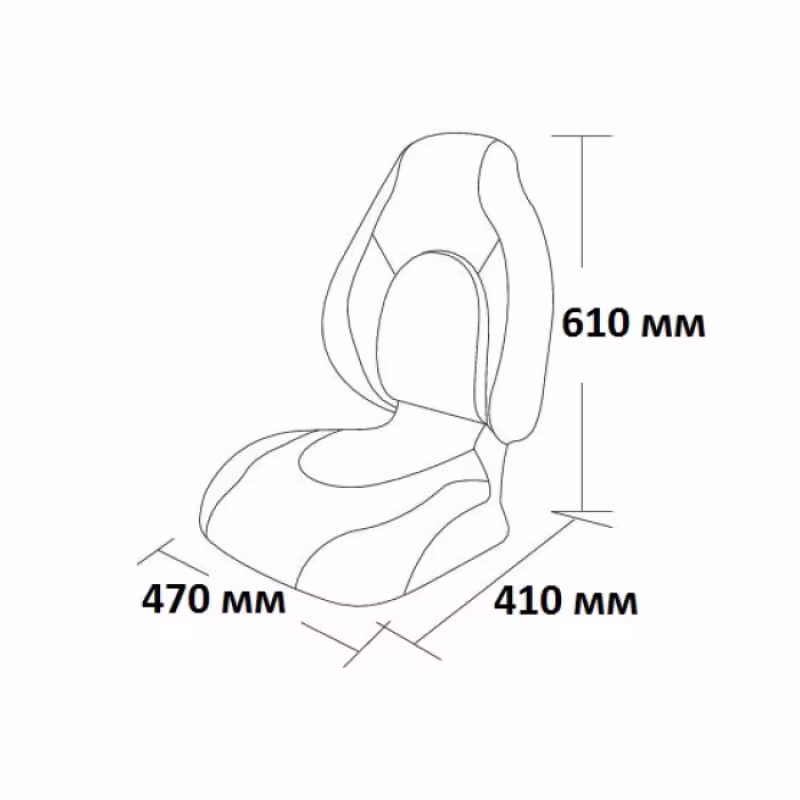 Сиденье Newstarmarine Premium Contoured 75160GC