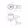 Усилитель крутящего момента, мультипликатор Licota 1:26, 1/2"x1", 4500 Hm