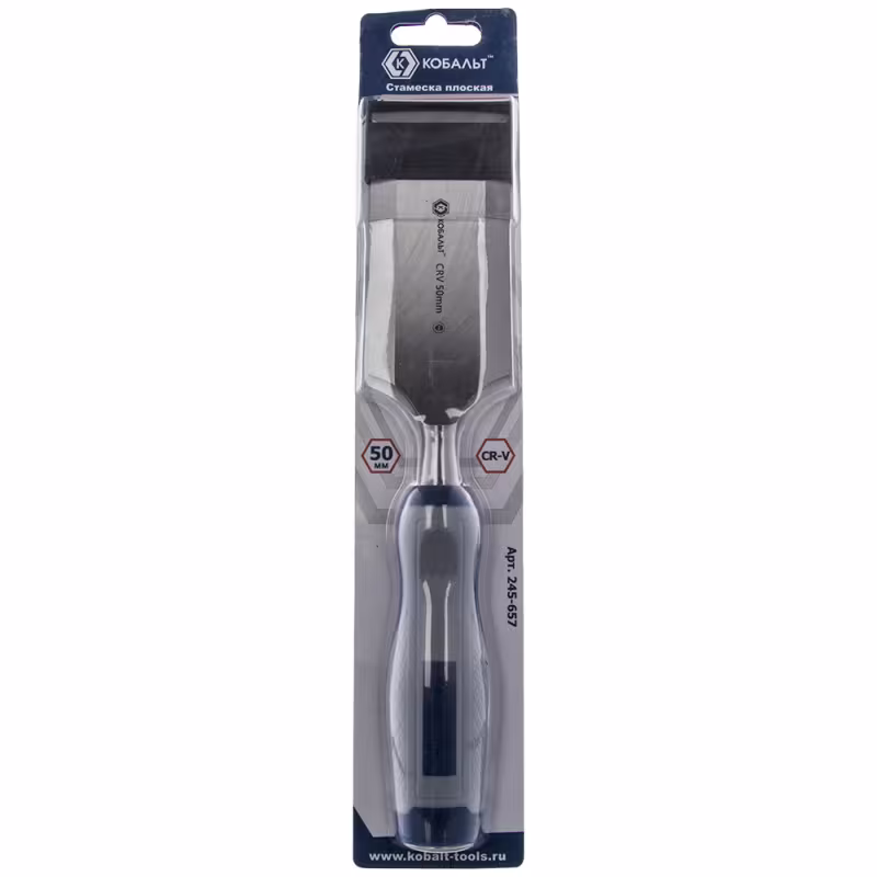 Стамеска плоская Кобальт 245-657