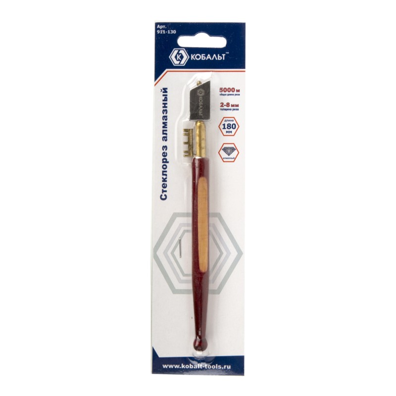 Стеклорез алмазный Кобальт 911-130