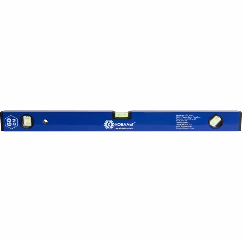 Уровень строительный пузырьковый Кобальт 242-984, 600 мм