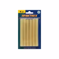Стержни клеевые Практика 641-633, 11х100 мм, 6 шт.