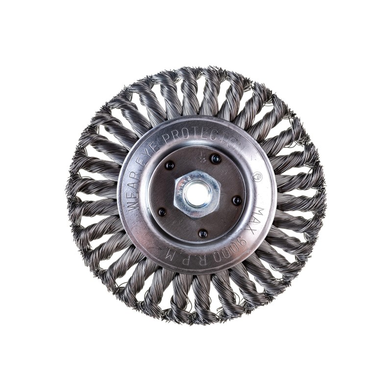 Кордщетка для УШМ радиальная витая 150*22,2 мм Практика 