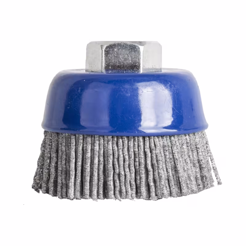 Кордщетка для УШМ чашеобразная абразивная 90мм Практика М14