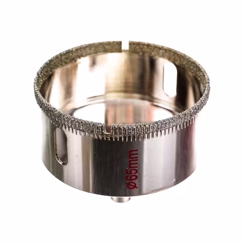 Коронка алмазная по стеклу и керамике Практика 777-369, 65 мм