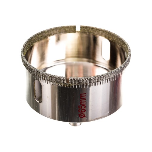 Коронка алмазная по стеклу и керамике Практика 777-369, 65 мм