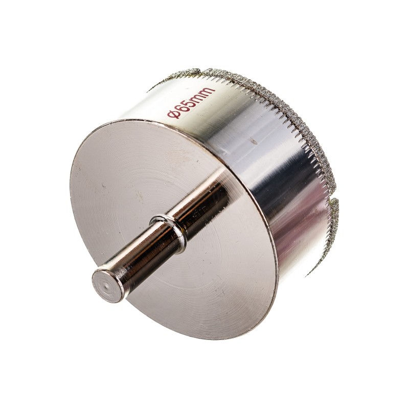 Коронка алмазная по стеклу и керамике Практика 777-369, 65 мм