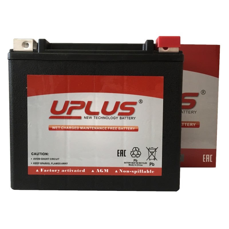 Аккумулятор Uplus YTX20L-BS HPG20-3, 18 Ah, 12V