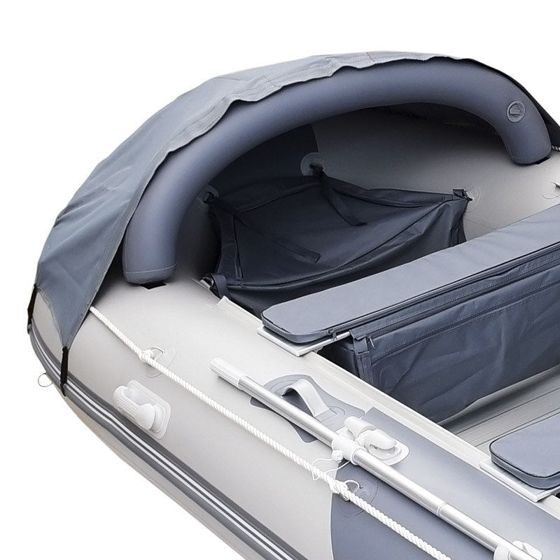 Надувная лодка ПВХ Gladiator  C370AL, пайол алюминиевый, красный/черный