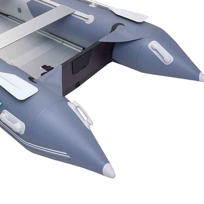 Надувная лодка ПВХ Gladiator  C370AL, пайол алюминиевый, красный/черный