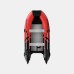 Надувная лодка ПВХ Gladiator  C370AL, пайол алюминиевый, красный/черный