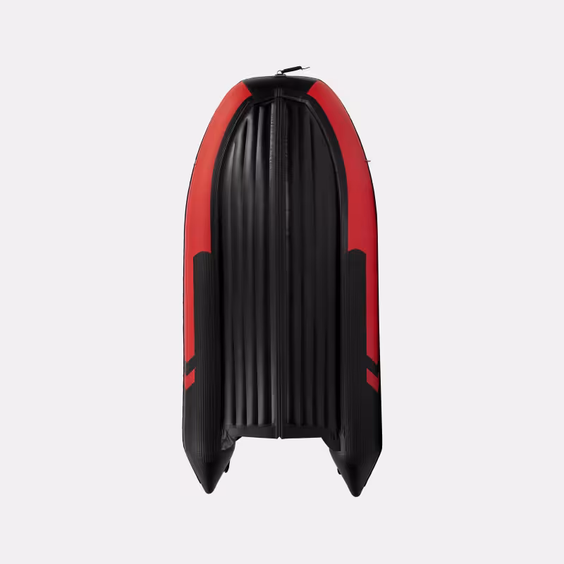 Надувная лодка ПВХ Gladiator Air PRO E380PRO, НДНД, красный/черный