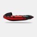 Надувная лодка ПВХ Gladiator Air PRO E380PRO, НДНД, красный/черный