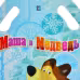 Ледянка 1TOY Т59045 Маша и медведь, 92 см