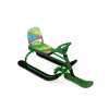 Снегокат со спинкой Nika Kids Twiny 2 1/2 Краски, зеленый