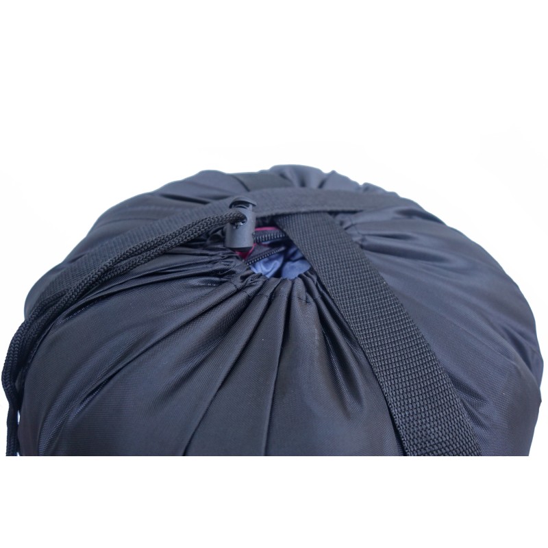 Мешок спальный Indiana Traveller Extreme L-zip 360700070, черный/бордовый (до -27°С)