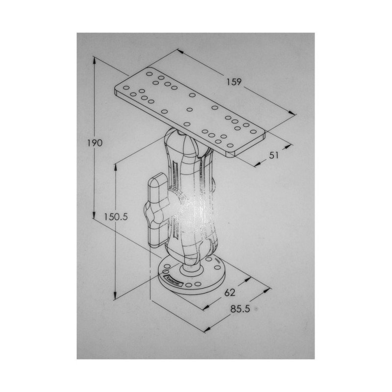 Крепление под эхолот или навигатор Easterner C12828