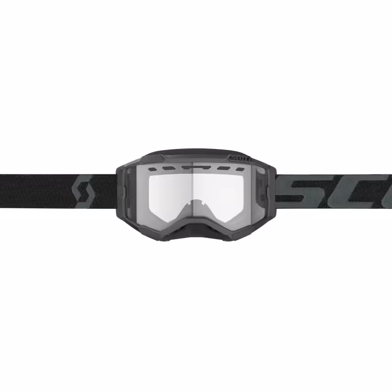 Мотоочки Scott Fury Snow Cross, черный/прозрачный