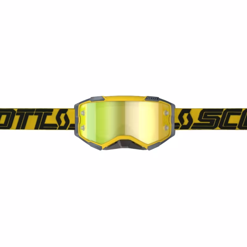 Мотоочки Scott Fury Snow Cross, черный/желтый
