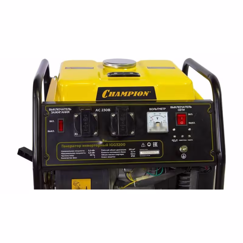 Генератор инверторный бензиновый Champion IGG3200