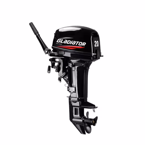 Лодочный мотор 2-тактный Gladiator G20FHS, 20 л.с