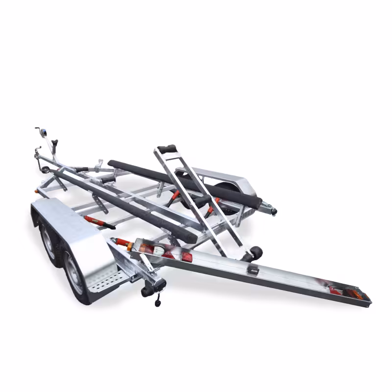 Прицеп лодочный двухосный Вектор ЛАВ 81014В, ложементы