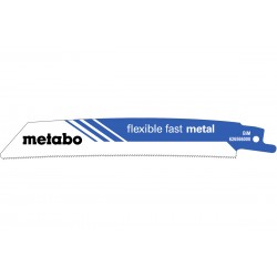 Пилки для сабельной пилы по металлу Metabo Flexible Fast Metal 150/1,4 мм, 5 шт 