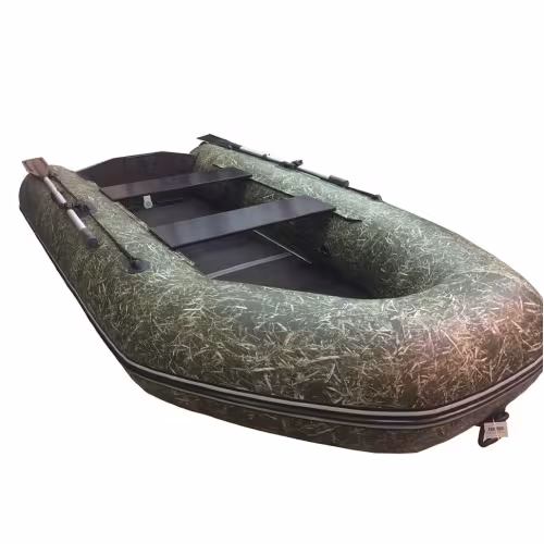 Надувная лодка ПВХ Flinc FT320K, пайол фанерный, камуфляж