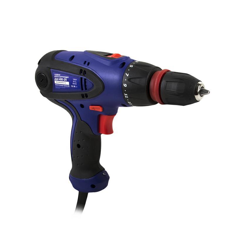 Дрель-шуруповерт безударная сетевая Пульсар ДШ 400-2П